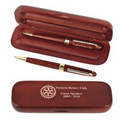 Rosewood Pen & Pencil Set